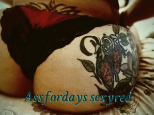 Assfordays_sexyred