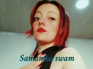 Samantha_swam